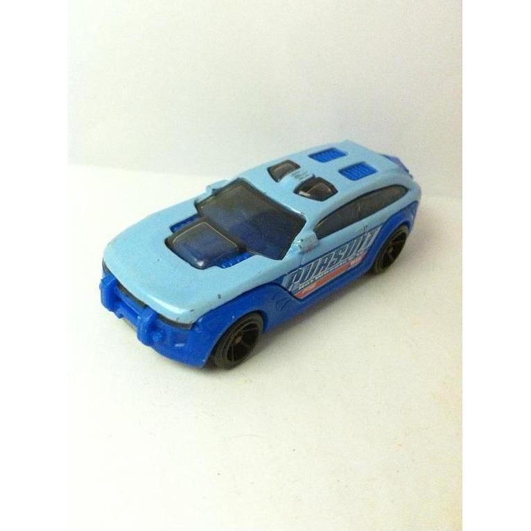 Hot Wheels. 2013 HW City HW Rescue - HW Pursuit. Light Blue MATTEL