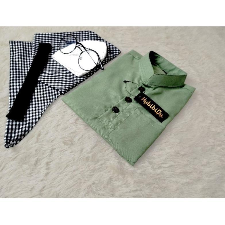 Murah  Baju Gamis Jubah Koko Bayi Set Sorban 0-2 Tahun Jubah Bayi Newborn Plus Surban Igal