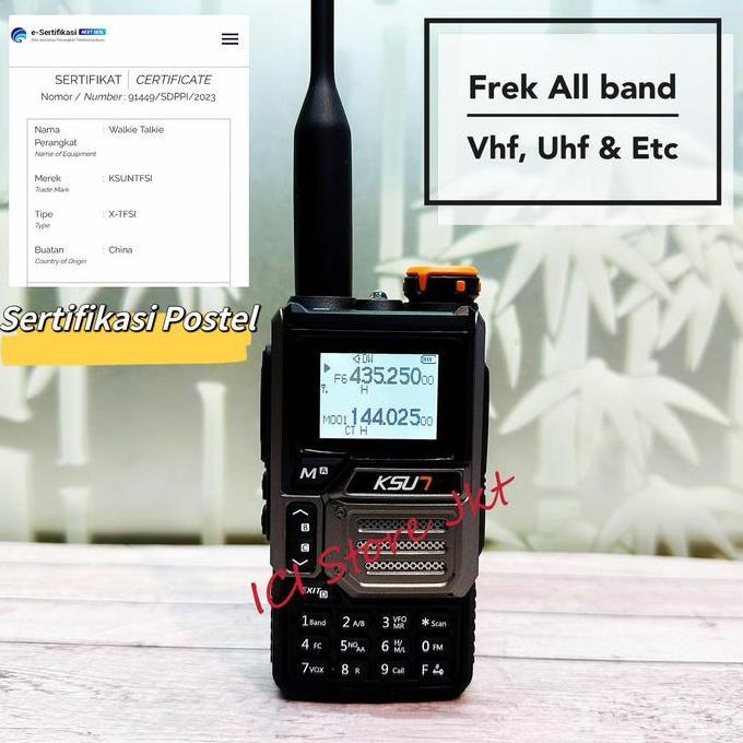 TERMURAH - HT KSUN Frekuensi Allband Sudah Unlock semua Frekuensi.Ijin Postel