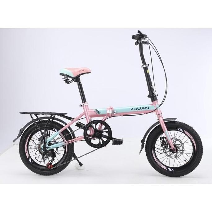 Terlaris Sepeda Lipat 16 Kouan 7 Speed