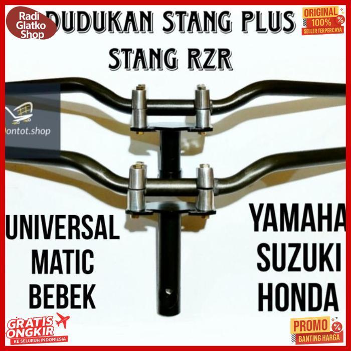 Kekinian Stang Rzr Plus Dudukan Road Race Universal Motor Honda Yamaha Suzuki Stang Racing Universal