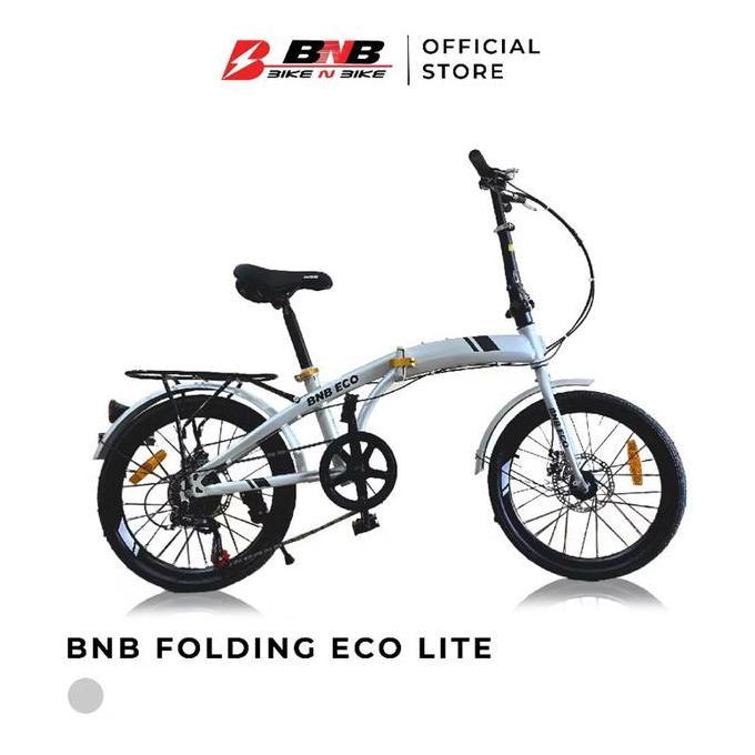 Terlaris Sepeda Seli Lipat Folding Ukuran 20 Inch Bike N Bike Bnb Eco Lite