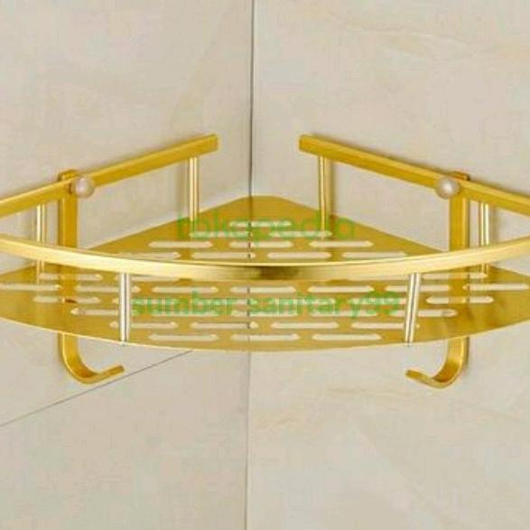 Rak Sabun Gold/Rak Kamar Mandi