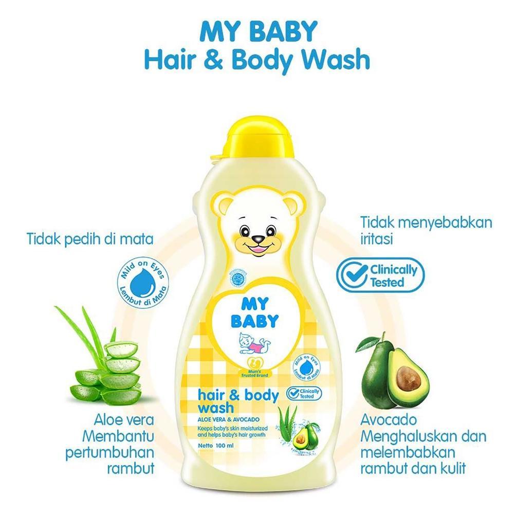Harga Miring My Baby Set Perlengkapan Mandi Bayi Isi 4 Items Pink Biru [Sabun, Wipes, Minyak Telon, 