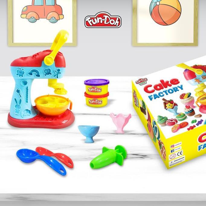 Fundoh Cake Factory - Mainan Anak - Mainan Lilin - Mainan Edukasi