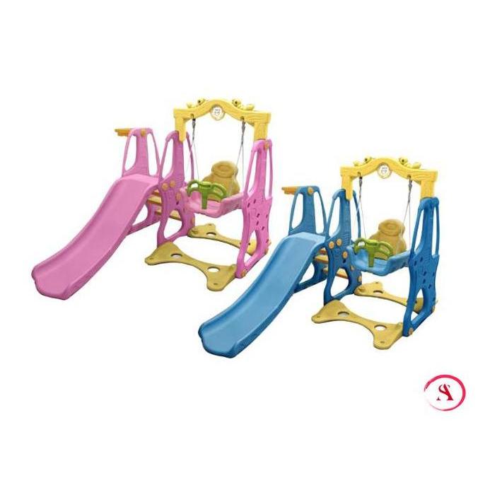 Mainan Anak Perosotan Dan Ayunan Set
