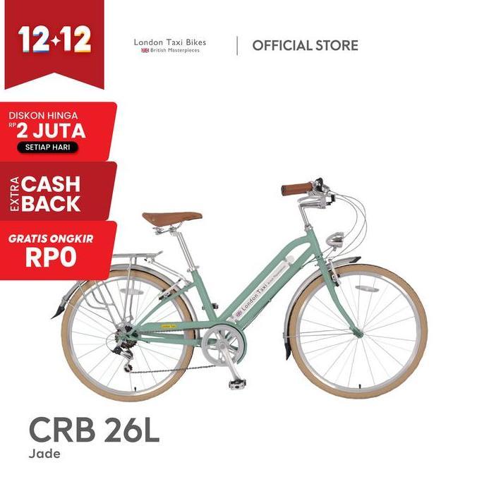 Terlaris Sepeda Ontel London Taxi Crb 26L - Jade