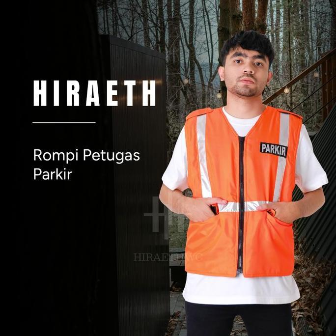 ORIGINAL Rompi Parkir Parasit Bahan Polyester Jaring Dilengkapi Reflektor Size S M L XL XXL READY ST