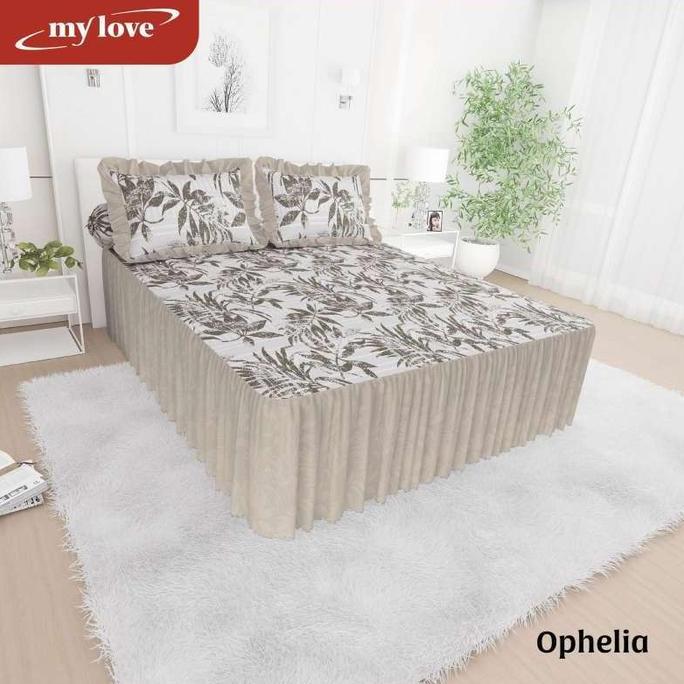 TERLARIS MYLOVE Sprei My Love King Rumbai ukuran 180x200 Sprei Set No 1 sprei my love 180200 READY S