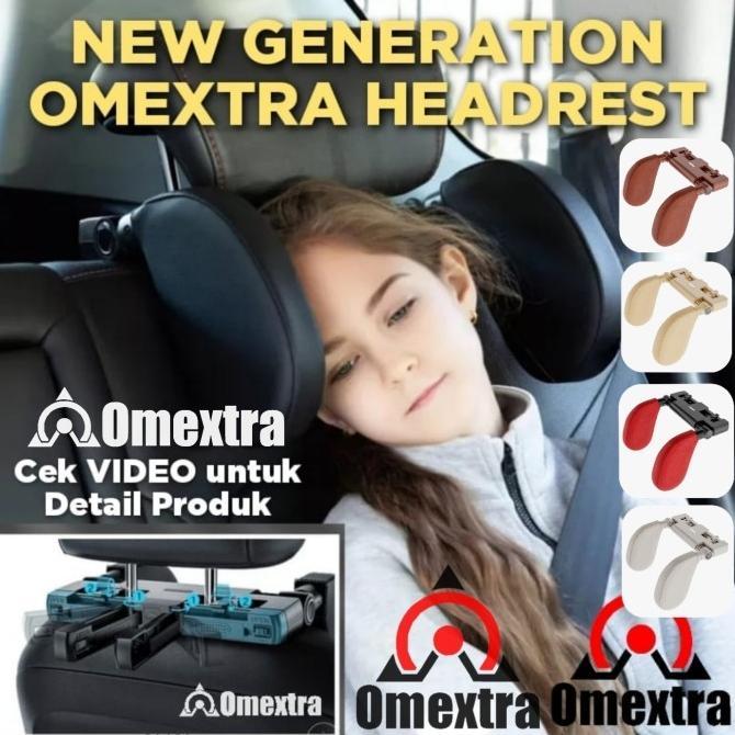 Bantal Omextra - Car Headrest Omextra - Car Sleep Headrest 3th Generation - Bantal Mobil Omextra