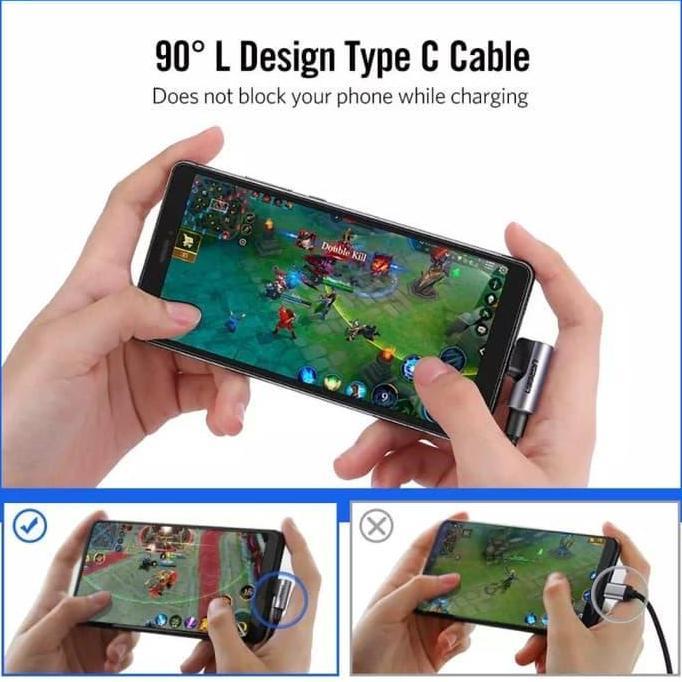 Gwl- Ugreen Nylon Kabel Usb Type C To Usb Kabel Tipe C Ugreen Siku L Pubg