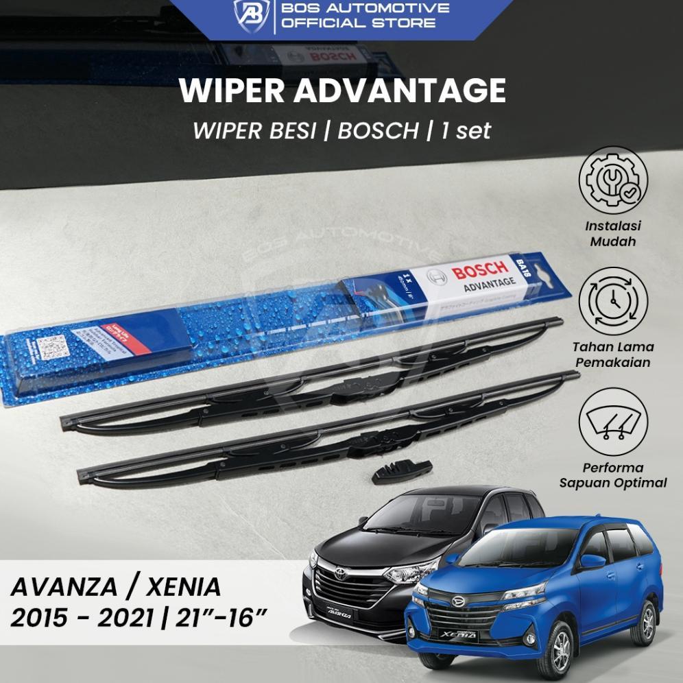 Wiper Blade Bosch Advantage / Besi / Kipas Kaca Depan Mobil GRAND NEW AVANZA (2015 - 2021)/ XENIA / 