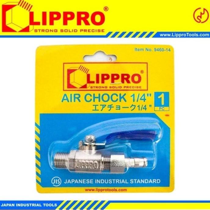 Stop kran / Air Chock (1/4") Lippro