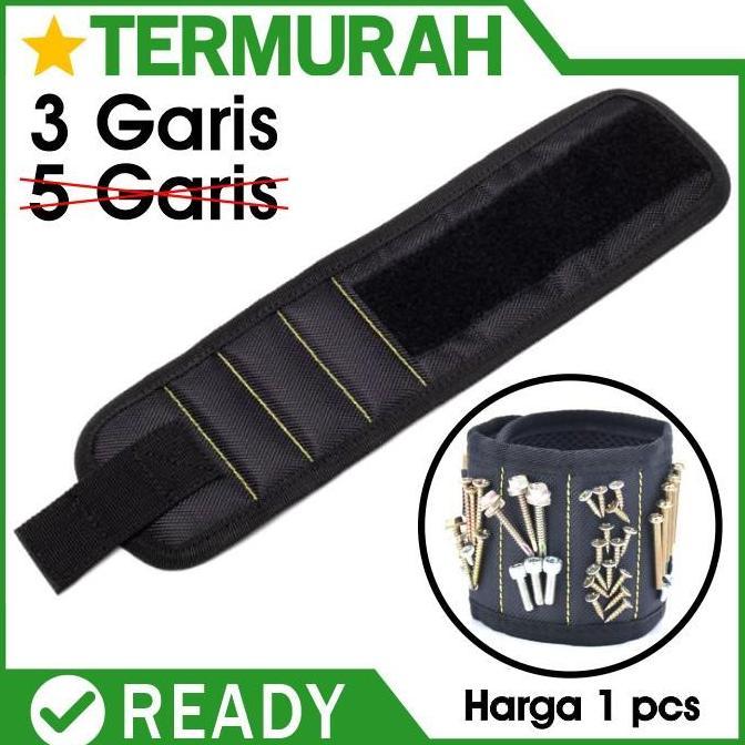 gelang sabuk magnet tukang kontraktor konstruksi Magnetic Wristband