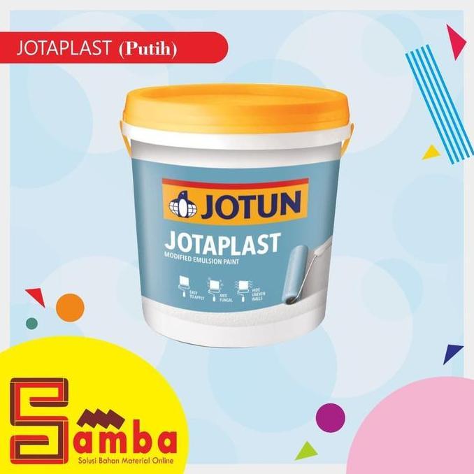 Wutwut- Jotun Putih Jotaplast 25 Kg / Cat Tembok Interior / Cat Plafon 1 Pail