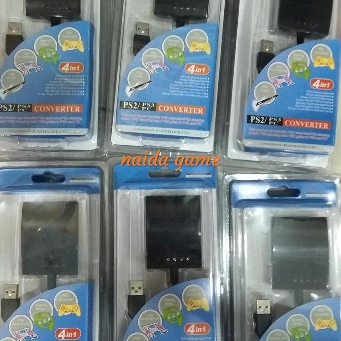 Gzone- Converter 4In1 / Converter Stik Ps2 To Ps3 4In1 / Converter Stick Ps2