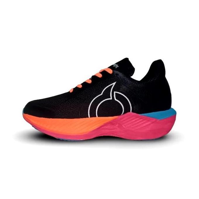 Ortuseight Sepatu Running Black Fanta Wave Se - Sepatu Lari Pria & Wanita Dengan Desain Hyperglide 2