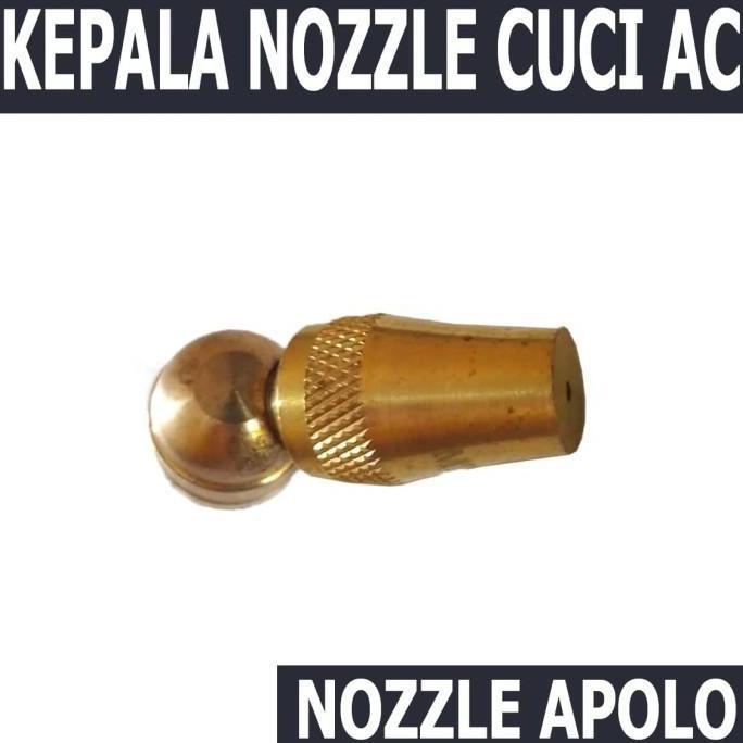 Cling- Kepala Nozzle Cuci Ac - Nozzle Apolo Bengkok