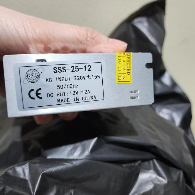Scrt- Power Supply Jaring 12V 2A | Adaptor Switching 2A 12V | Psu Jaring 2A