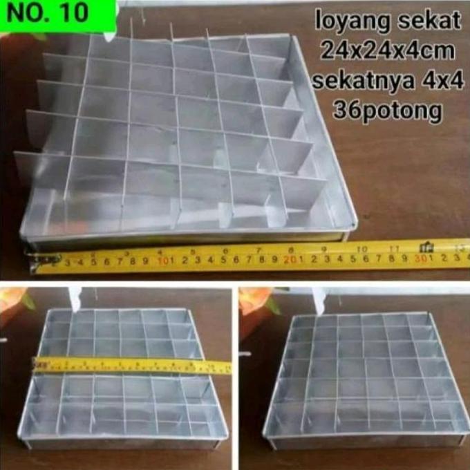 New- Loyang Brownies Sekat/Loyang Sekat Brownies/Loyang Kue/Kue Brownies