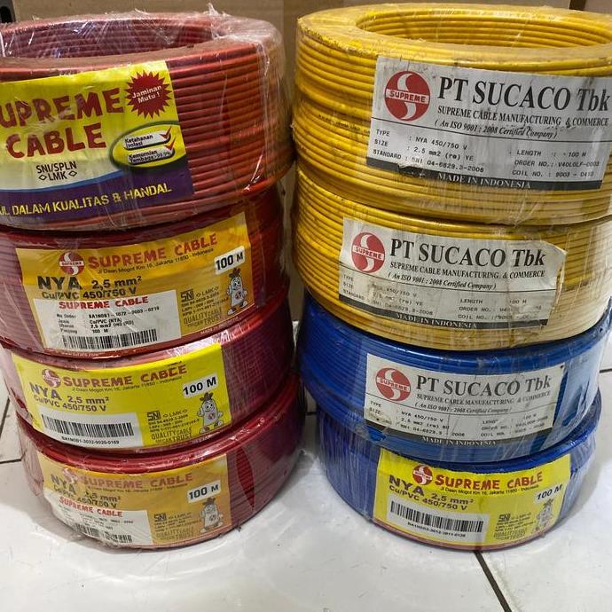 TERBARU - KABEL NYA SUPREME 2.5mm nya 2,5 supreme 100M