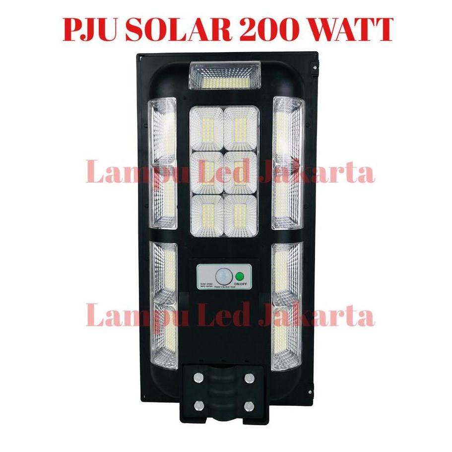 HARGA DISC - Lampu PJU solar 200watt 200w. Street light solar panel 200w PJU LED