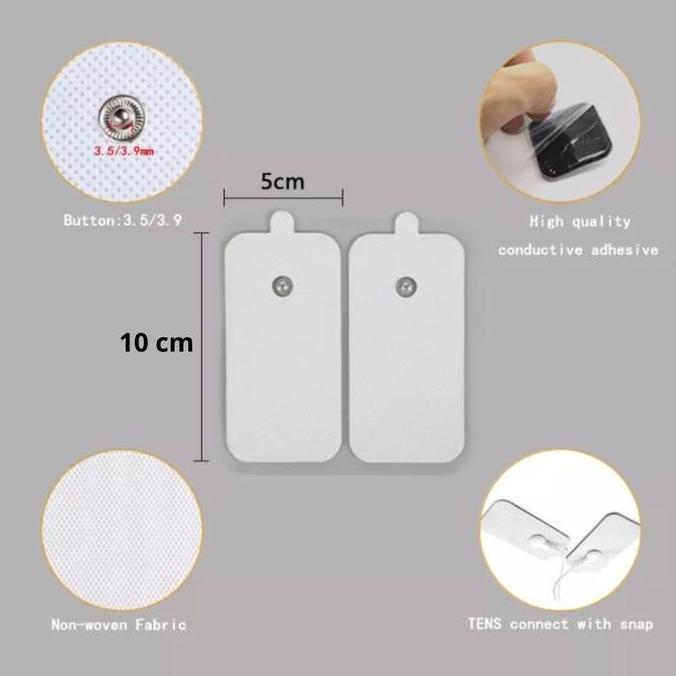 Pad Tens Kancing Electrode//PAD EMS/ Pad model kancing [P10K]