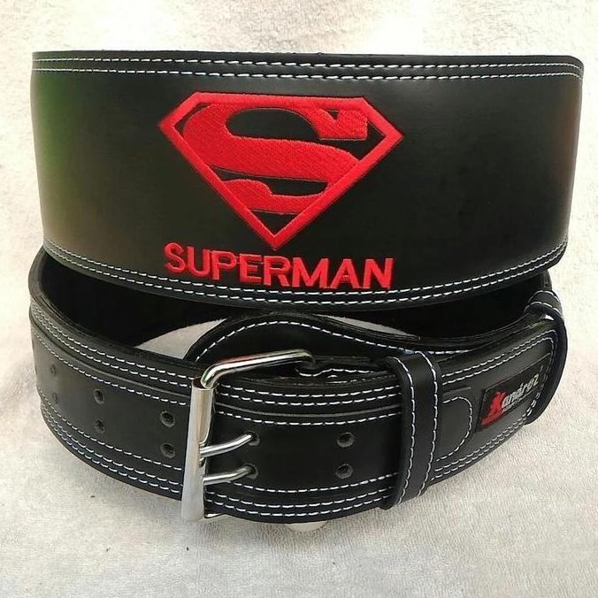 Sabuk Fitness Gym Bahan Semi Kulit / Weight Lifting Belt Fitnes