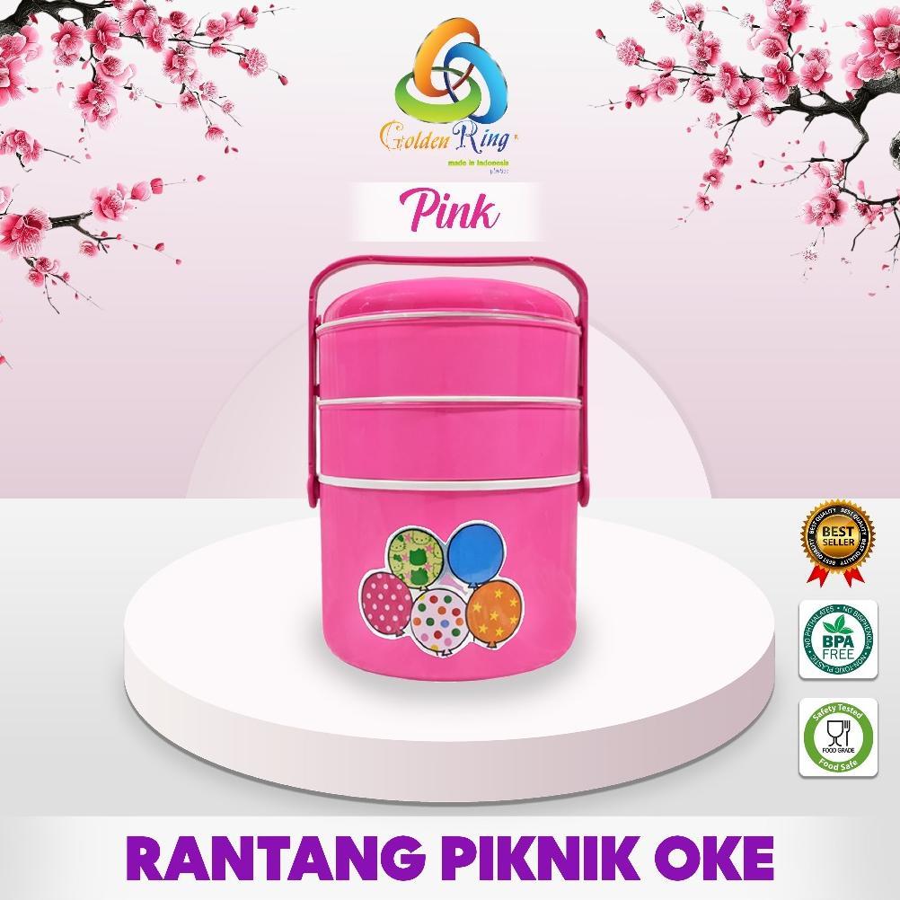 BEST SALE RANTANG PIKNIK OKE / Rantang Susun / Rantang Besar
