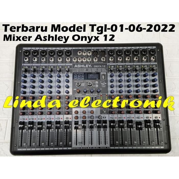 PROMO mixer ashley onyx12 ORIGINAL 12 channel ASHLEY ONYX 12