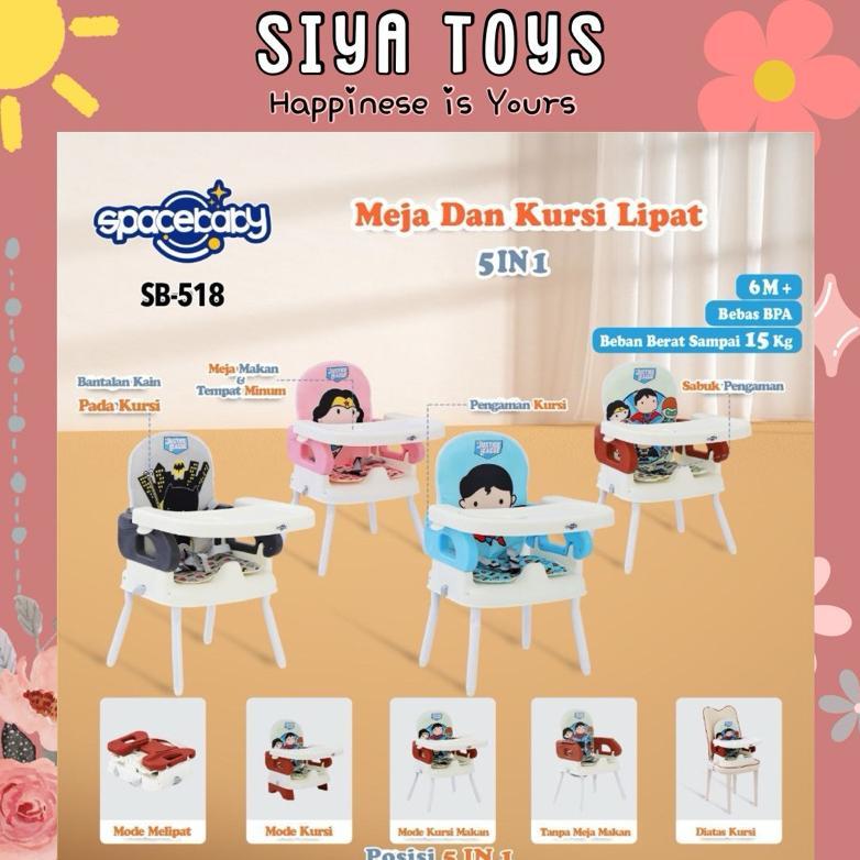 Bbs  Free Bubblewrap Kursi Makan Bayi Sb 518 536 538 917 Booster Seat Mastela Spacebaby Sb518 Kursi Makan Bayi 3In1 Booster Seat Murah