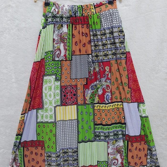 (Ready) Plisket/Rok Plisket Corak Rok/Panjang/Mayung/Payung Panjang Dewasa Bawahan Maxi Bestseller