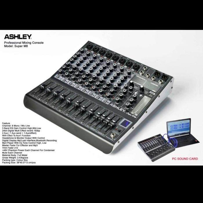 MIXER ASHLEY M8 ORIGINAL ASHLEY M 8 CHANNEL ORIGINAL