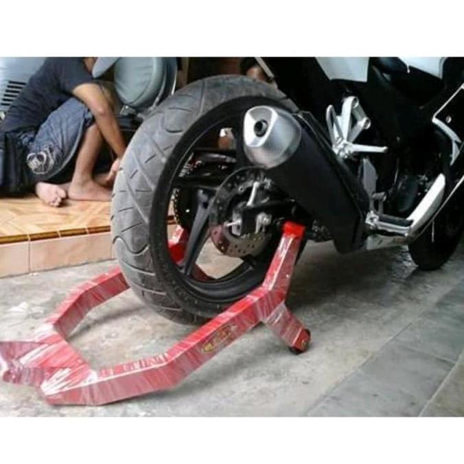 Paddock Belakang Kotak Motor Ninja 250 R25 R15 Er6 Dan Moge Pedok