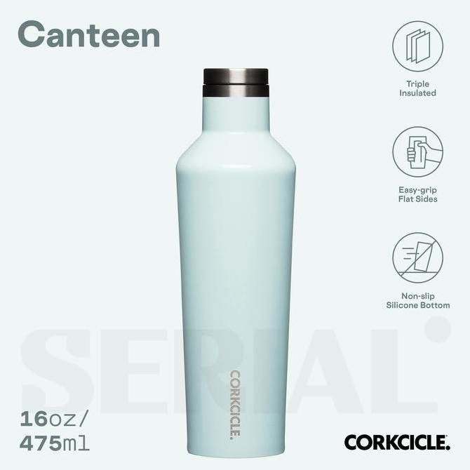 CORKCICLE Canteen 16oz - Classic Powder Blue