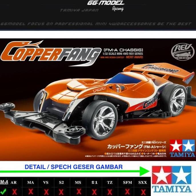 ASLI TAMIYA 18715 COPPERFANG (FMA CHASSIS)