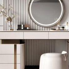 Cermin Bulat Led/Cermin Bulat Aestehtic/Cermin Bulat Warm White/Cermin Bulat Grafir/Cermin Bulat San