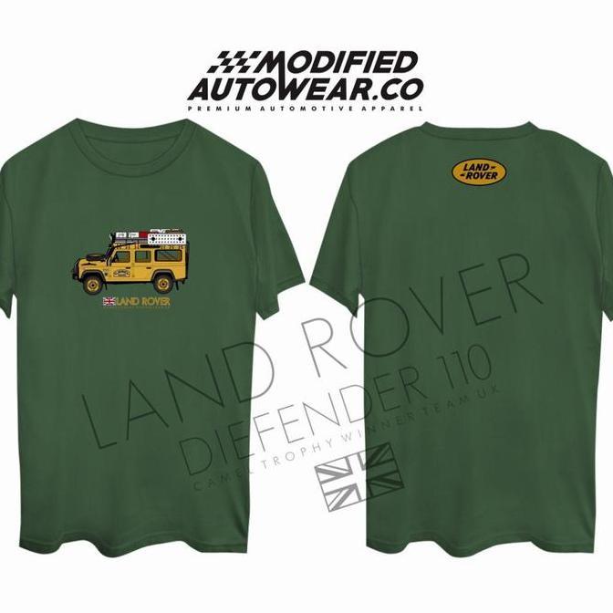 TSHIRT KAOS OTOMOTIF PREMIUM LANDROVER CAMEL ORIGINAL DAN TERPERCAYA