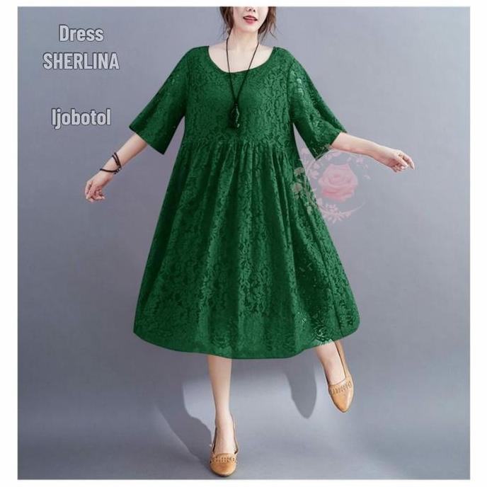 DRESS FASHION TERBARU/ DRESS KONDANGAN REMAJA 2022 / DRESS WANITA / DRESS BRUKAT MODEL KOREA / DRESS