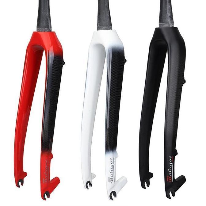 Promo Balugoe Fork Carbon Rigid Tapered Fork Taper Sepeda Roadbike MTB Grave COD