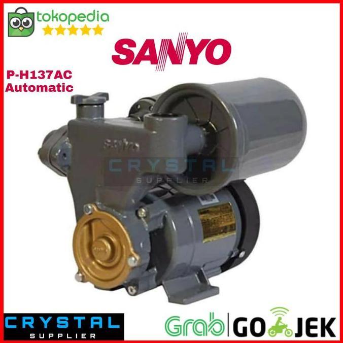 TERBARU - POMPA AIR SANYO P-H137AC / PH 137 AC Sumur Dangkal Otomatis 125 Watt