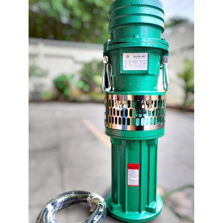 Sale Maxpump Qy165-7-2.2 Mesin Pompa Air Celup 3Hp 4" Submersible Water Pump Tambak Udang Power 2200