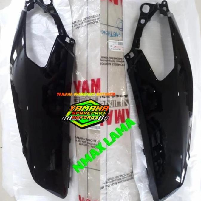 COVER BODY NMAX LAMA OLD BELAKANG KANAN KIRI HITAM GLOSY ORIGINAL YGP TERBARU