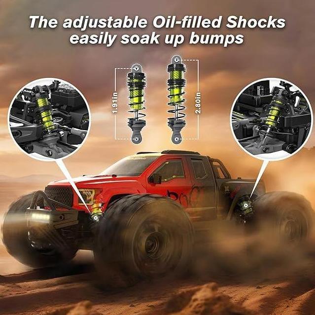 Brushless RC Cars, Monster Truck, RC Truck, 50+ MPH, 4WD