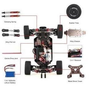 rc car buggy wl 144001 1/14 4wd 60km/h rtr kode 269
