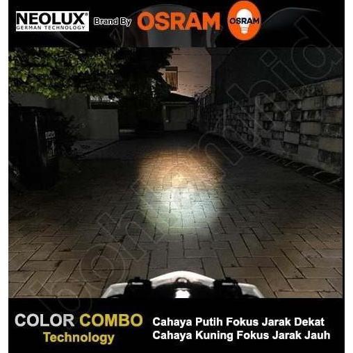 LED Motor NEOLUX T19 OSRAM SUPRA X 125 FI 2 Warna Putih Kuning H6