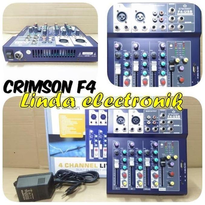 MIXER CRIMSON F4 USB 4channel