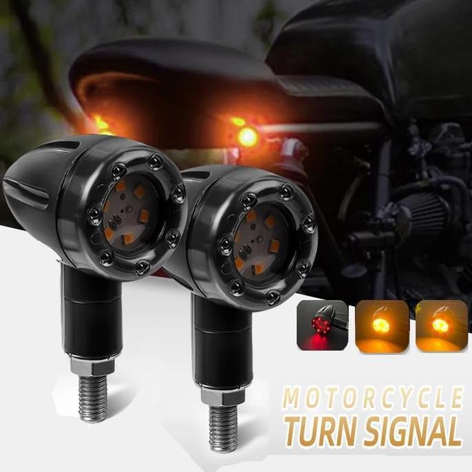 Promo Lampu Led Sein Sen Indikator Motor Harley custom Harley Sportster Diskon