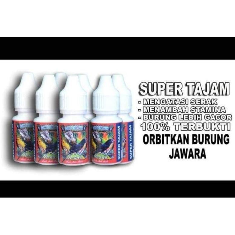 Super Tajam 10Ml Vitamin Burung Diklat Murai Bekasi Untuk Segala Jenis Burung Kicau