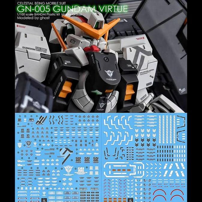 MG GUNDAM VIRTUE/NADLEEH WATER DECAL GHOST CUSTOM